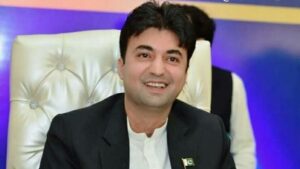 "مراد سعید، پاکستان تحریک انصاف کے رہنما اور نومنتخب سینیٹر، عمران خان کے قریبی ساتھی"